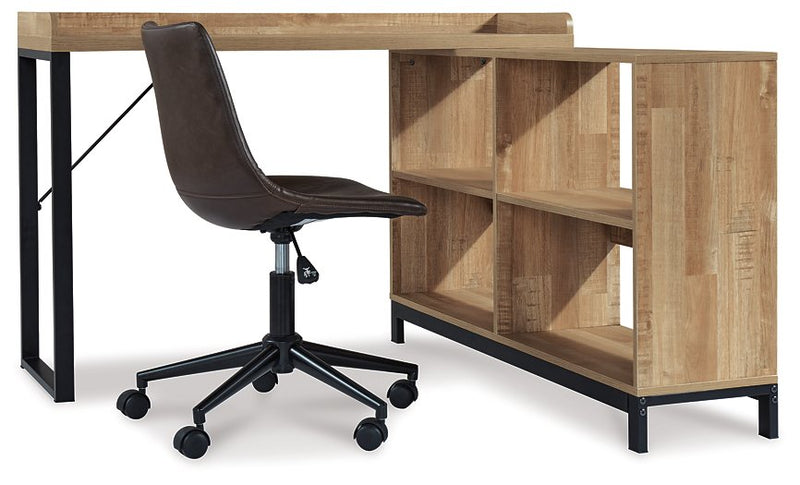 Gerdanet Home Office Desk with Chair