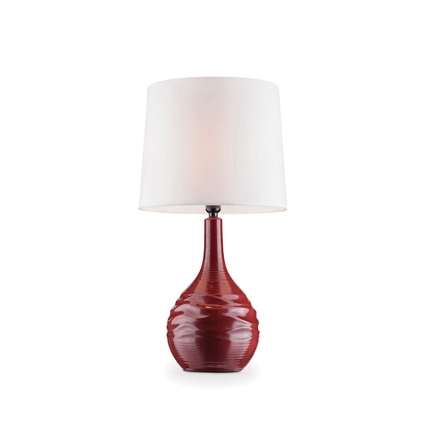Ida Burgundy Table Lamp image