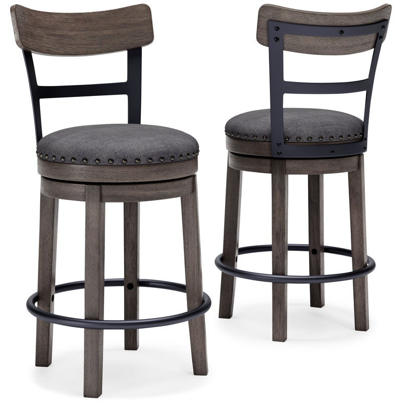 Caitbrook - Uph Swivel Barstool (1/cn)