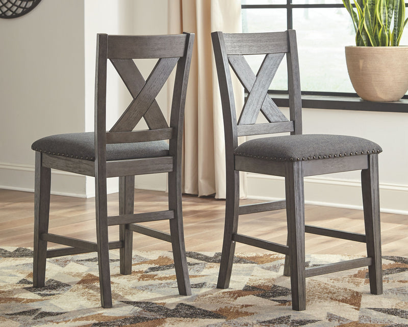 Caitbrook - Counter Height Upholstered Chair (set Of 2)