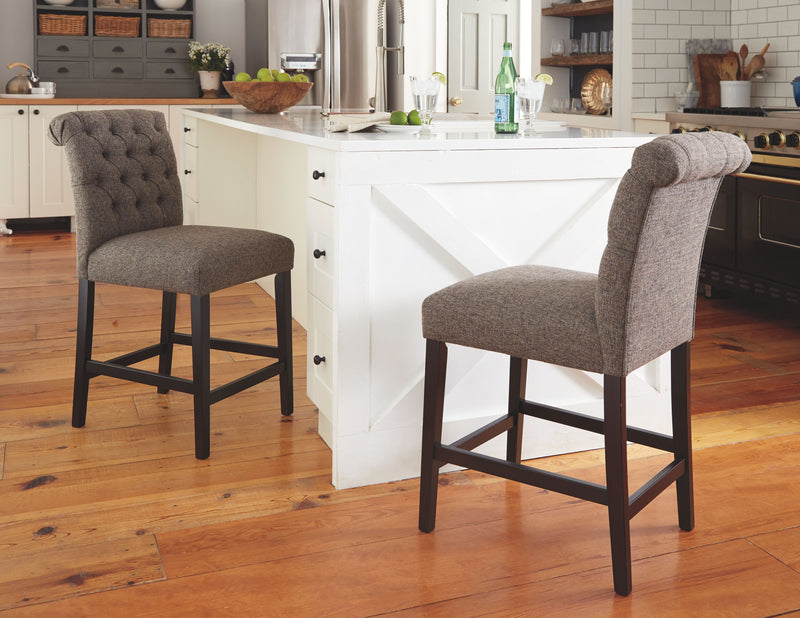 Tripton - Upholstered Barstool (2/cn)